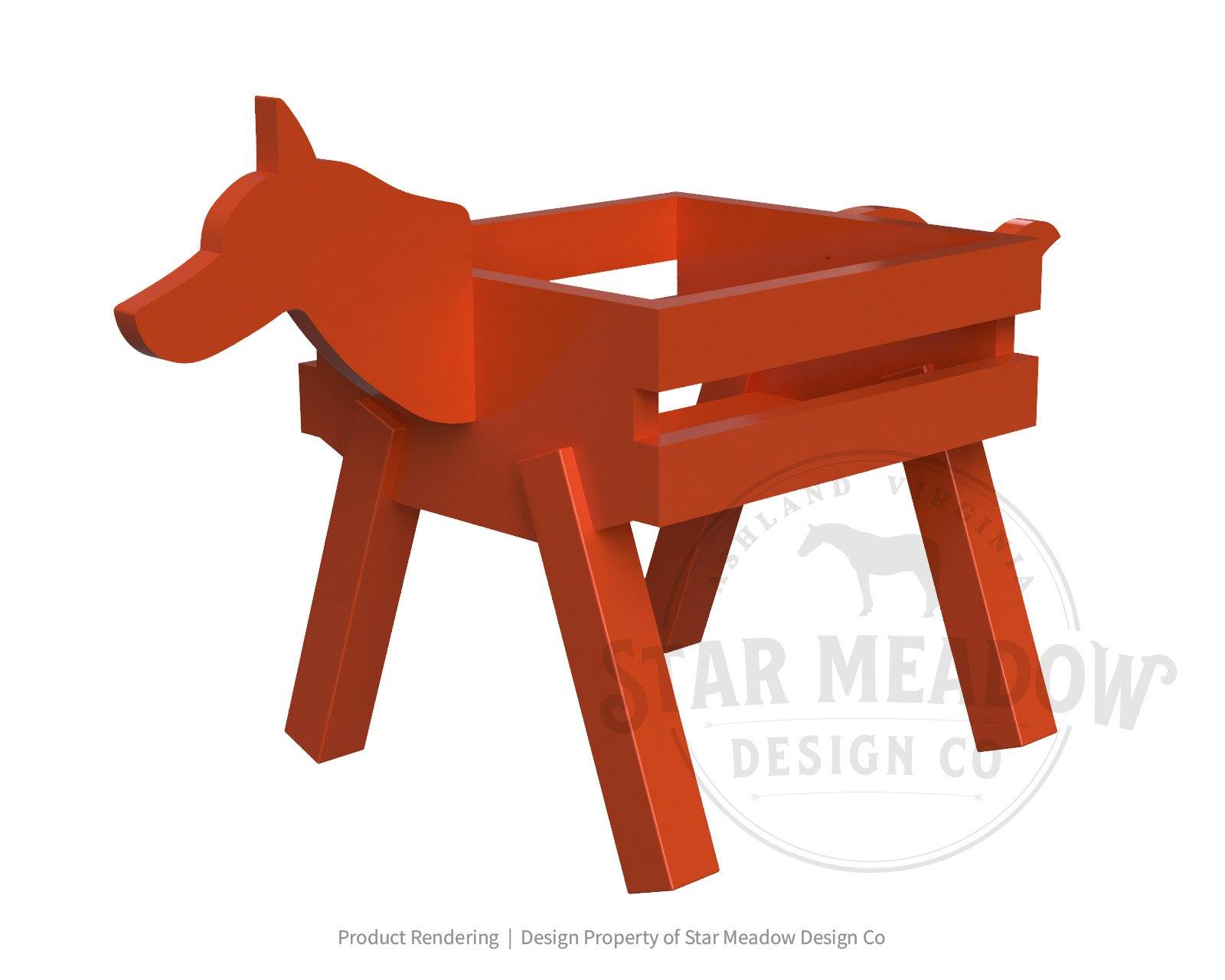 Fox Planter - House Colors - Star Meadow Design Co
