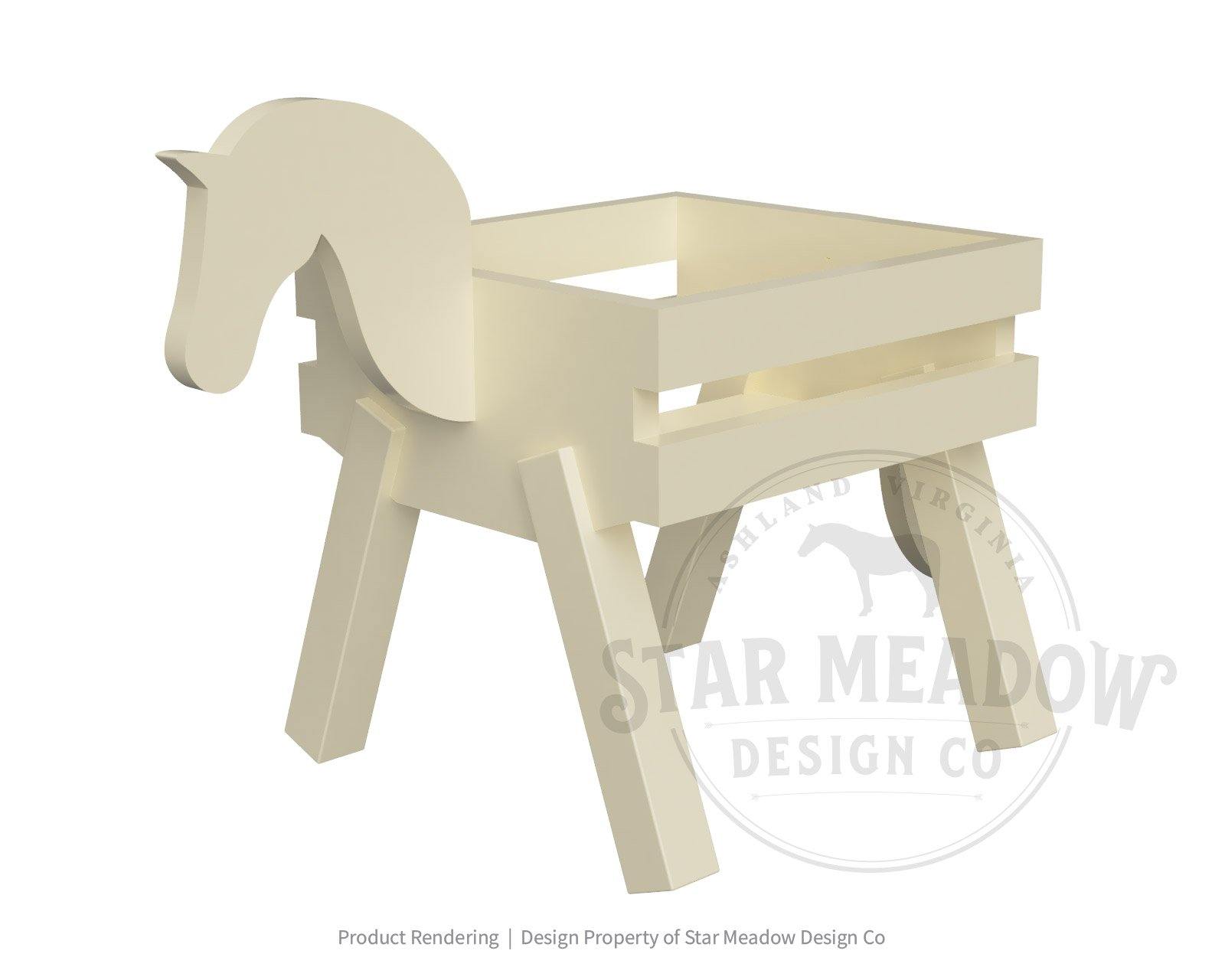 Pony Planter - House Colors - Star Meadow Design Co
